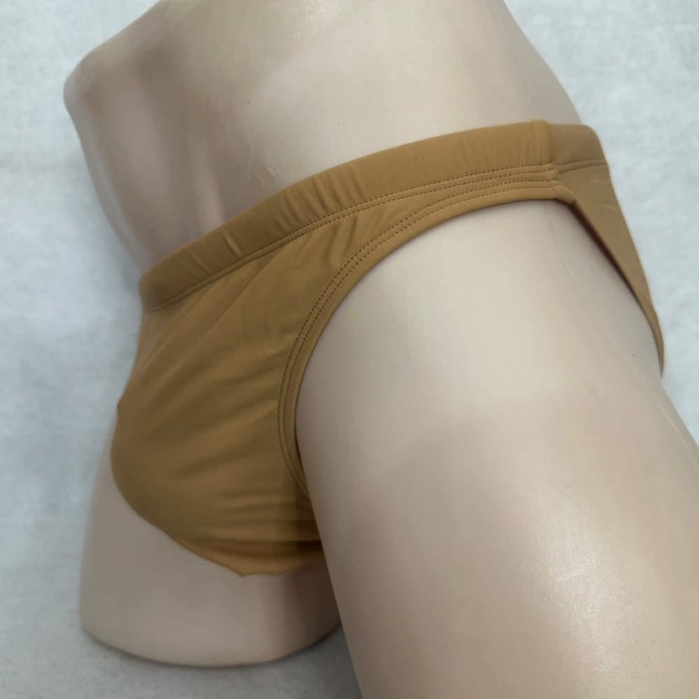 Todd Sanfield Sand Freestyle Micro Swimsuit Large New with tags 80% nylon - Picture 2 of 6